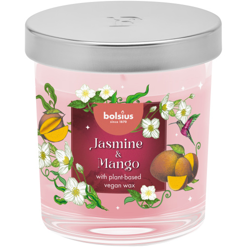 Lõhnaküünal klaasis, 25h Jasmiin&Mango