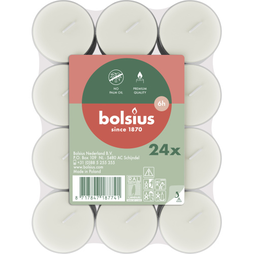 24 teeküünalt pakis 6h, läbipaistev,kiles