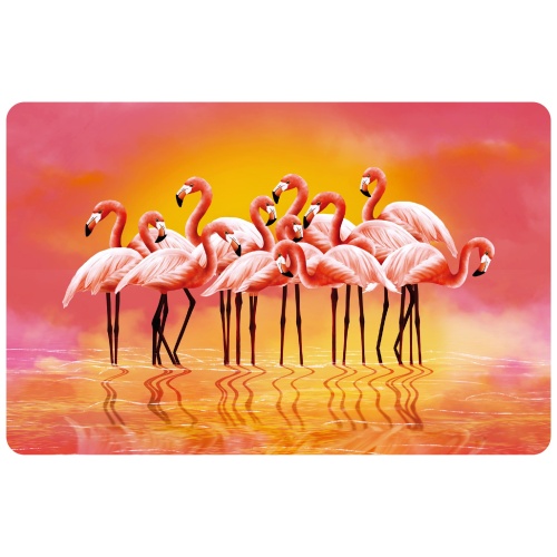 Lauakate Flamingo 43,5x28cm, pvc