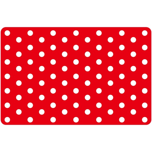 Lauakate Punane/valge täpp 43,5x28cm