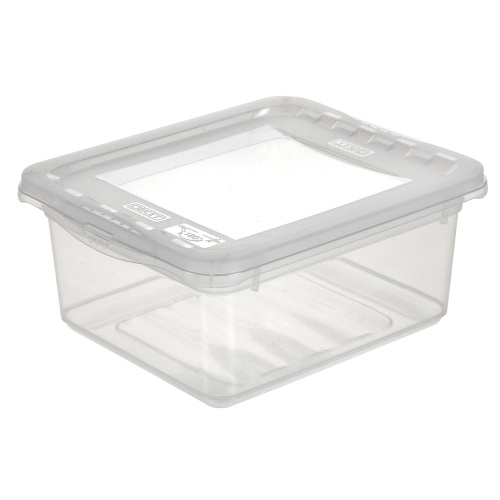 Kast kaanega 1,7l, 20x17x9cm läbipaistev