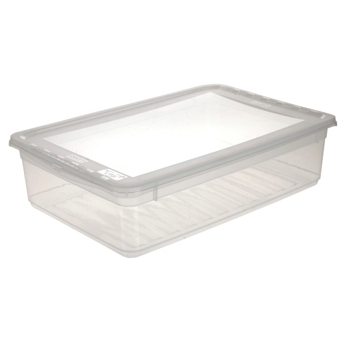 Kast kaanega 8l, 39x26x10cm, läbipaistev