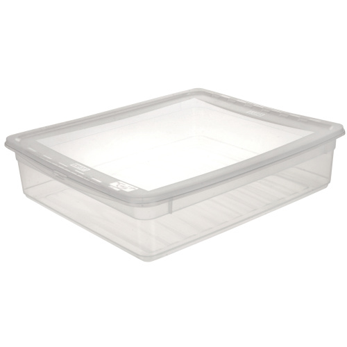 Kast kaanega 9l, 39x34x9cm läbipaistev