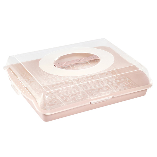 Säilituskarp kaanega 45x35cm, roosa