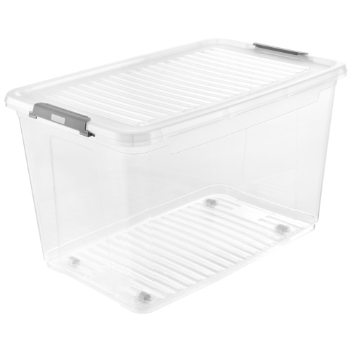 Kast Leo 56l, kaanega, ratastel 59x38x36cm