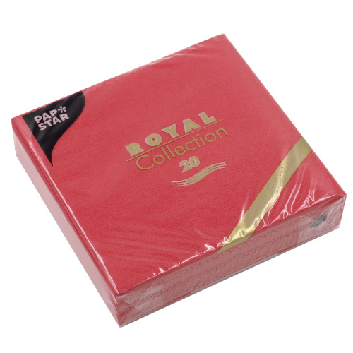 Salvrätt Royal 25x25cm, 20tk, punane