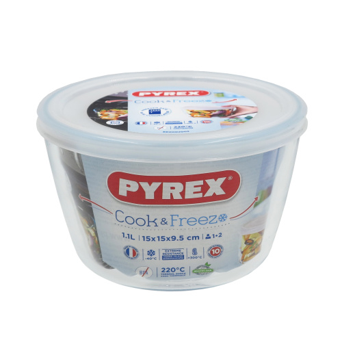 Kauss kaanega Cook&Freeze 1,1l