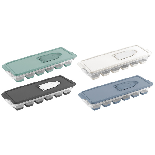 Jääkuubikuvorm kaanega, Push Out, silikoon