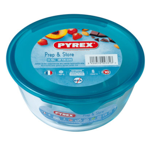 Kauss kaanega Prep&Store 0,5l