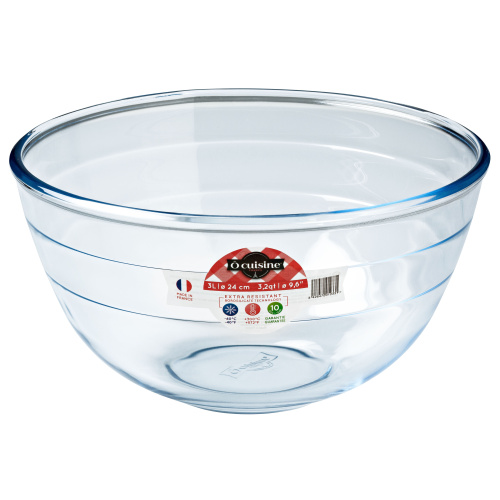 Kuumakindel klaaskauss 3,1l, ¨24cm