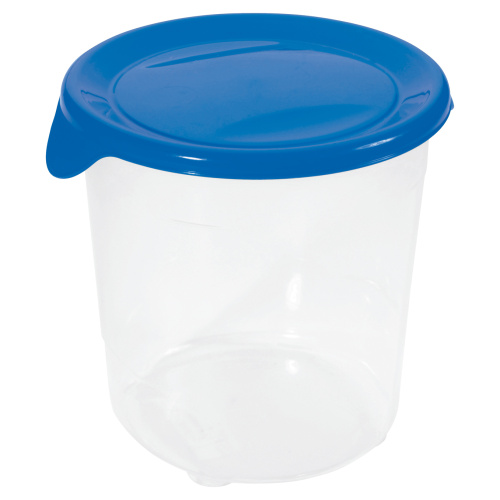 Toidukarp Fresh&Go 1l, ümar, sinine