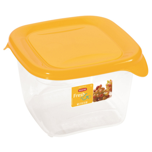 Toidukarp Fresh&Go 1,2l, kandiline, kollane