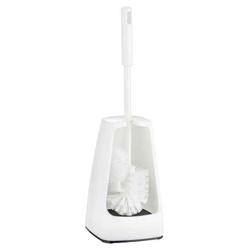 WC-komplekt Simple, ääre harjaga, valge