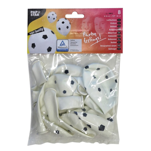 Õhupall Jalgpall d.29cm, 8tk