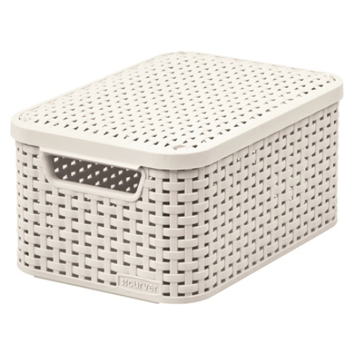 Kast kaanega Style S 6l, valge