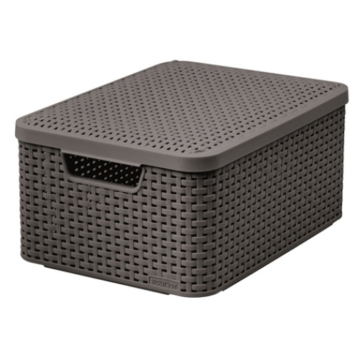 Kast kaanega Style M 18l, hall