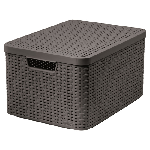 Kast kaanega Style L 30l, hall