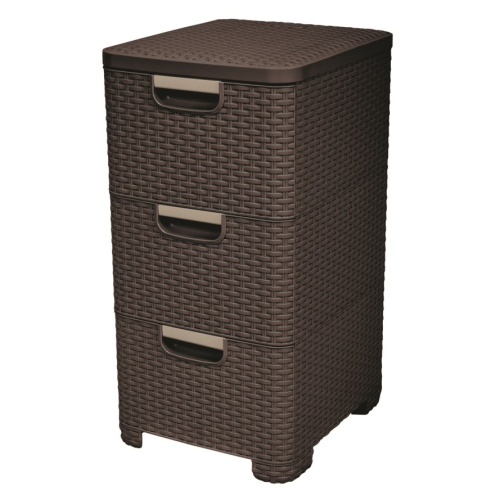 Sahtlikapp Style 3x14l, tumepruun