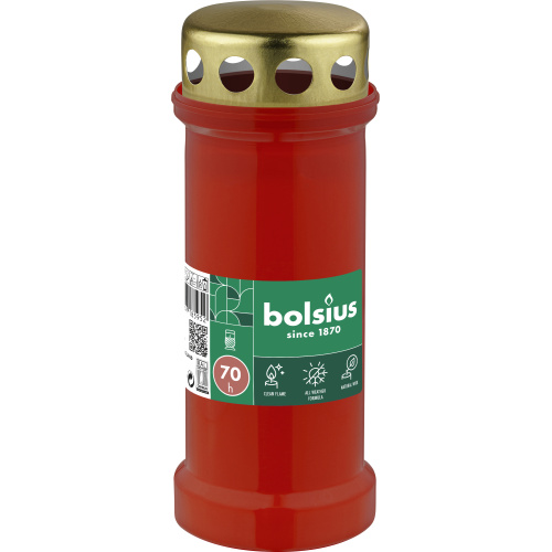 Kalmuküünal kaanega 70h, punane