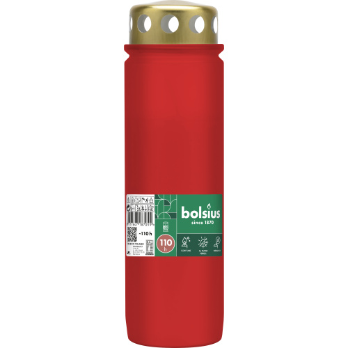 Kalmuküünal kaanega 110h, punane