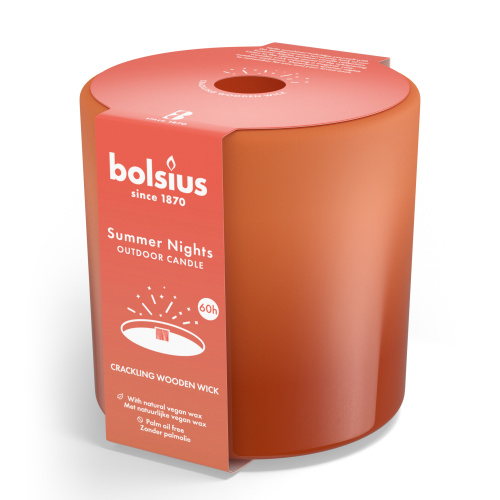 Õueküünal 120/160, terrakota, puidust taht