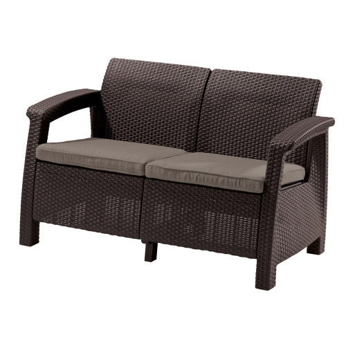 Aiadiivan Corfu, Loveseat 2-ne, pruun