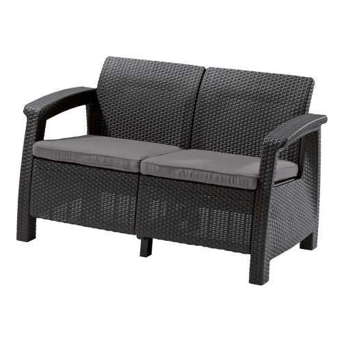 Aiadiivan Corfu, Loveseat 2-ne, grafiit