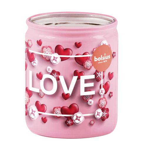 Lõhnaküünal klaasis, vaniljel 23h 82/68mm