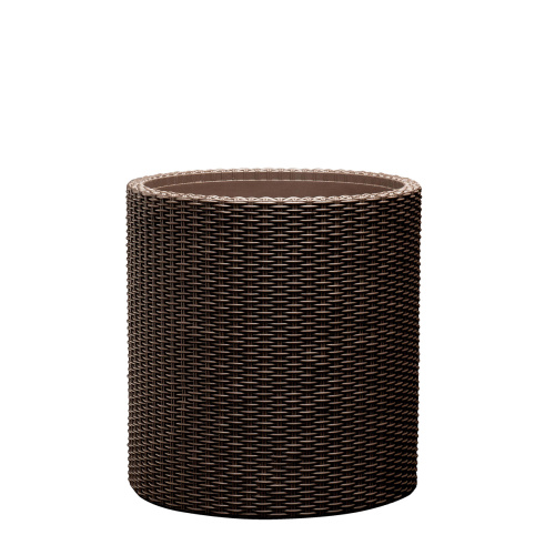 Lillepott Cylinder S d.28/h.28cm, pruun