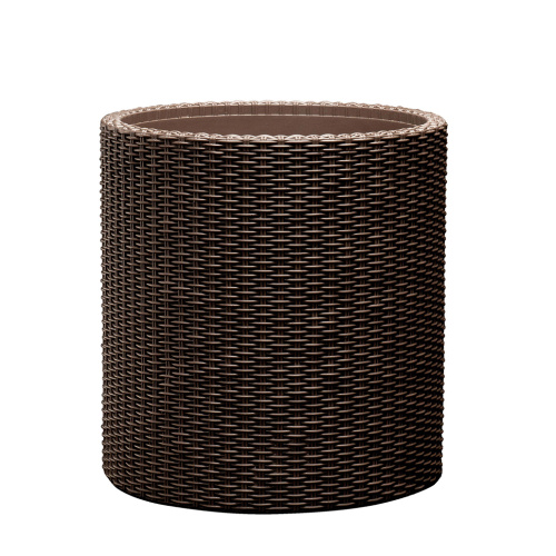 Lillepott Cylinder M d.36/h.37cm, pruun