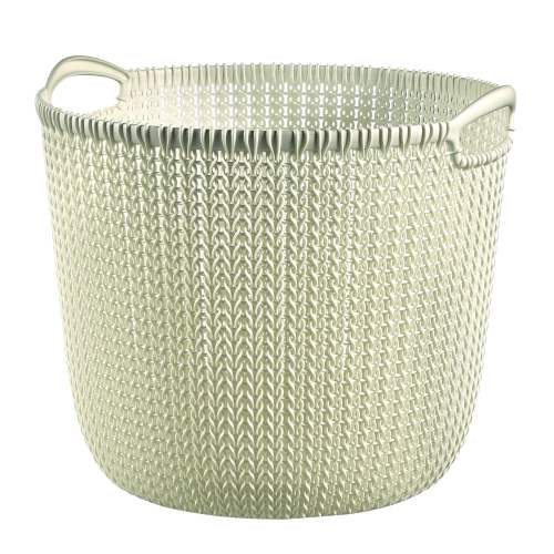 Ümar korv Kudum 30l, valge, plastik