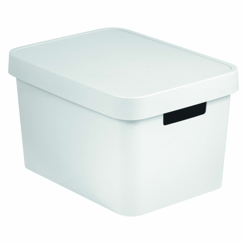 Kast kaanega 17l, valge