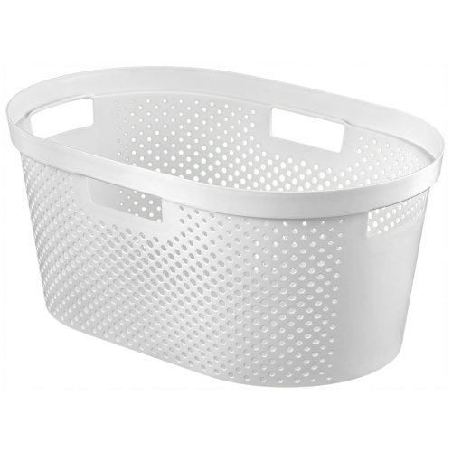 Pesukorv Infinity 40l, valge