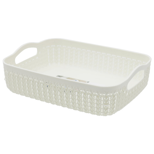 Madal korv Kudum A5 2,6l valge, piklik