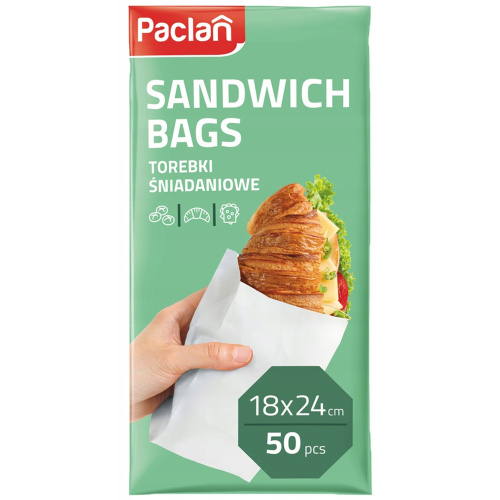 Võileivakotid paberist 50tk, 18x24,5cm