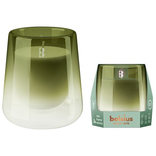 Lõhnaküünal klaasis CleanLight, gardeenia/viigipuu 24h