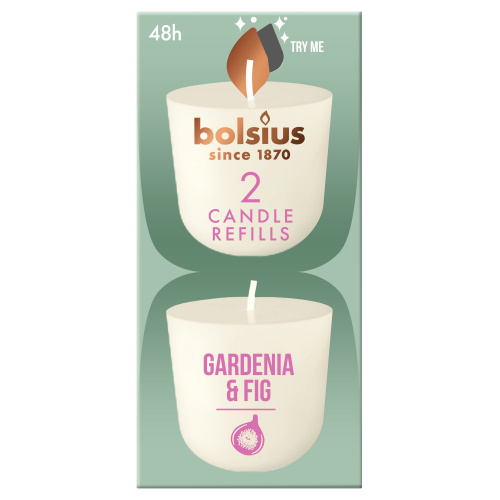 Küünla CleanLight täide, gardeenia/viigipuu 24h