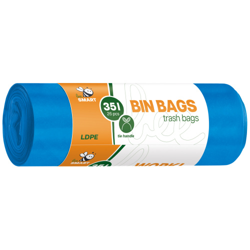 Prügikott Bee Smart 35lx26tk sangadega,sinine