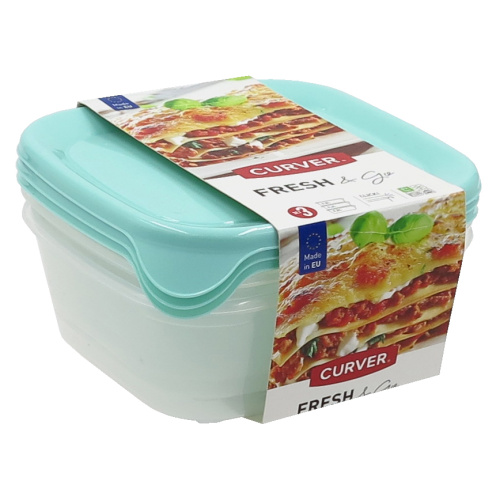 Toidukarpide kompl. Fresh&Go 3x0,8l