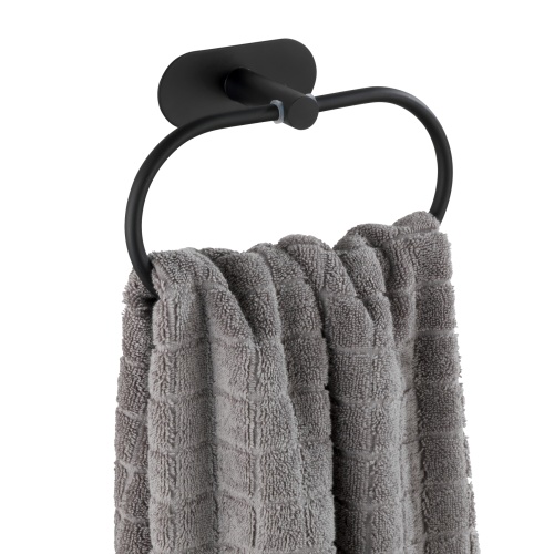 Käterätihoidja Orea, rõngas, must, kleeb