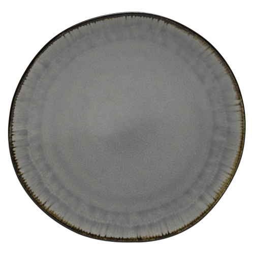 Taldrik d.22cm, must - sisu hall