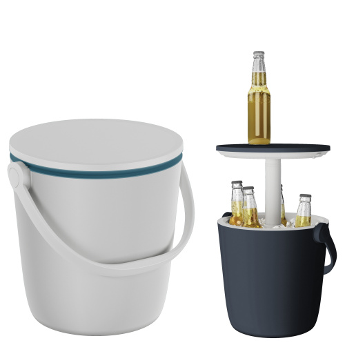 Aiabaar Go Bar rattan, d.38/h.37-60cm, valge, h.sinine