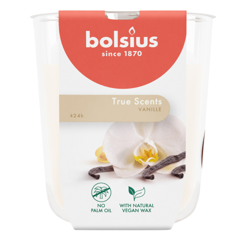 Lõhnaküünal klaasis 25h, vanilje