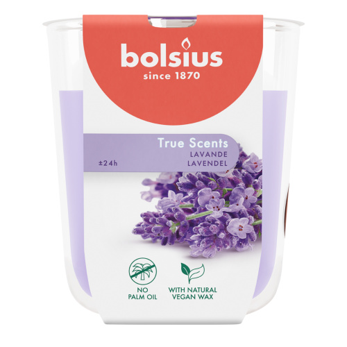 Lõhnaküünal klaasis 25h, lavendel