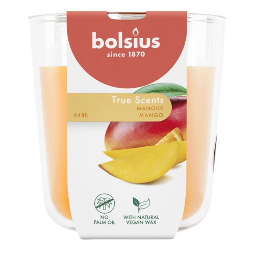 Lõhnaküünal klaasis 45h, mango