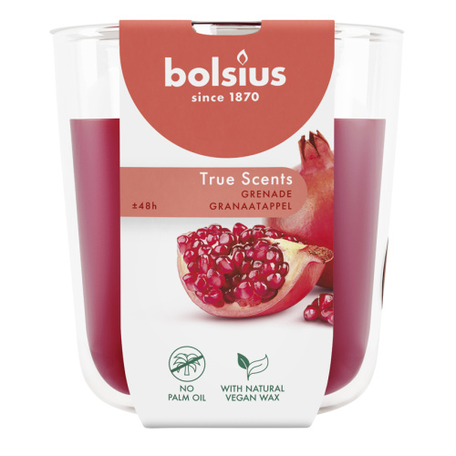 Lõhnaküünal klaasis 45h, granaatõun