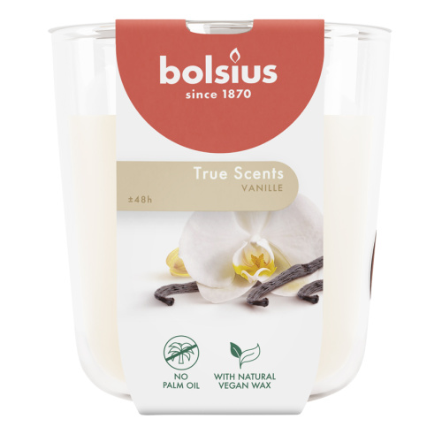 Lõhnaküünal klaasis 45h, vanilje