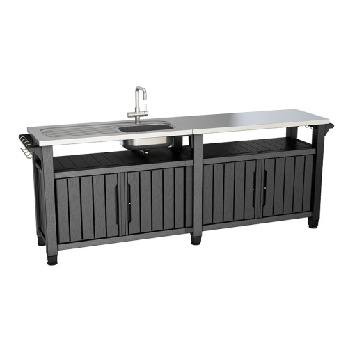 Töölaud kapi ja valamuga Unity Chef, gr.