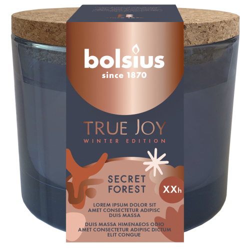 Lõhnaküünal klaasis Salajane Mets 21h