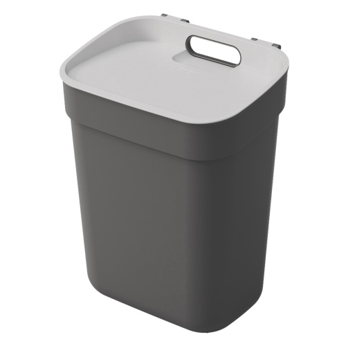 Prügikast sorteerimiseks 10l, tumehall